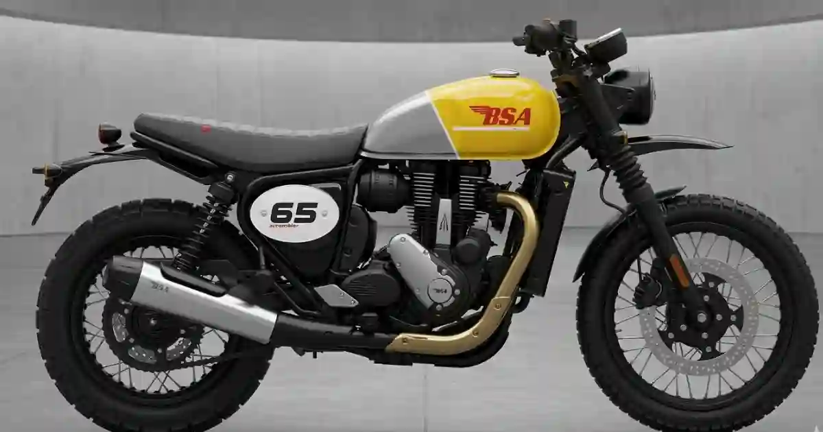भारत में लॉन्च हुई BSA Scrambler 650 बाइक 3 कलर ऑप्शन और 652cc इंजन के साथ