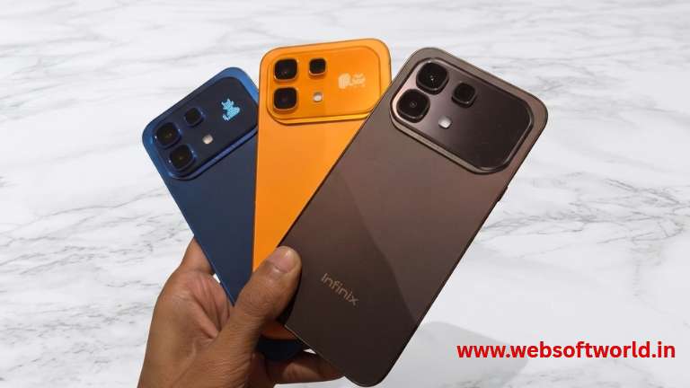 Infinix Note 60 Pro 5G Launch India – Design and Features Preview Infinix Note 60 Pro 5G का फ्रंट और बैक डिजाइन जिसमें Active Matrix Display और 144Hz AMOLED स्क्रीन दिखाई दे रही है
