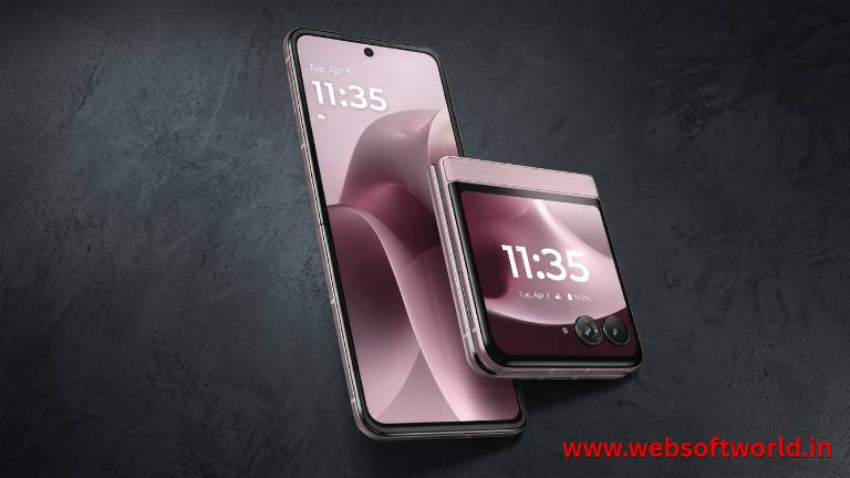 Motorola Razr 70 का डिजाइन हुआ लीक, नए कलर्स और दमदार फीचर्स ने बढ़ाई चर्चा 2 Motorola Razr 70 का नया फोल्डेबल डिजाइन और कलर ऑप्शंस, जिसमें OLED डिस्प्ले और डुअल कैमरा सेटअप दिखाया गया है