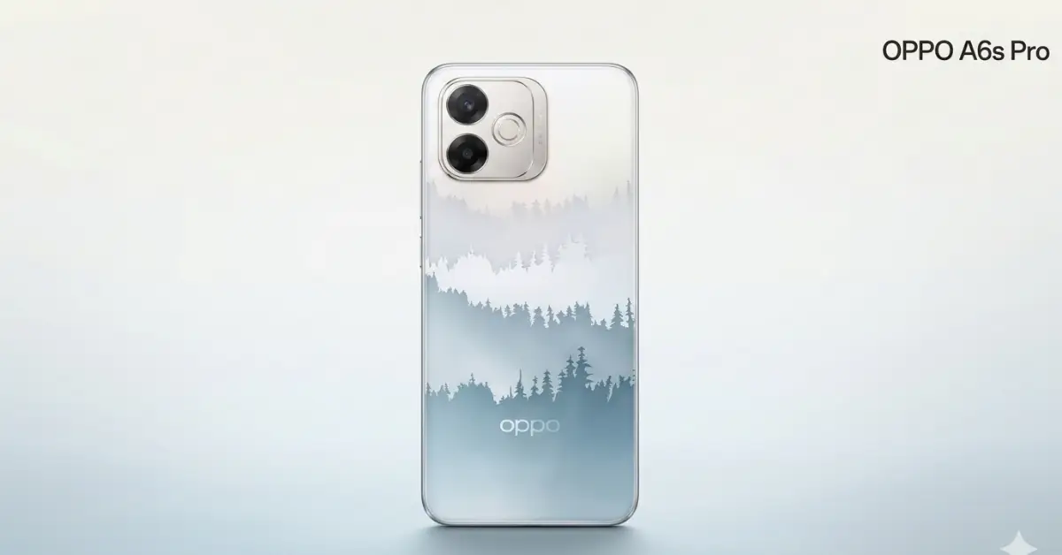 OPPO A6s Pro 5G Price Features and Specifications OPPO A6s Pro 5G smartphone showing design with OLED display and big battery