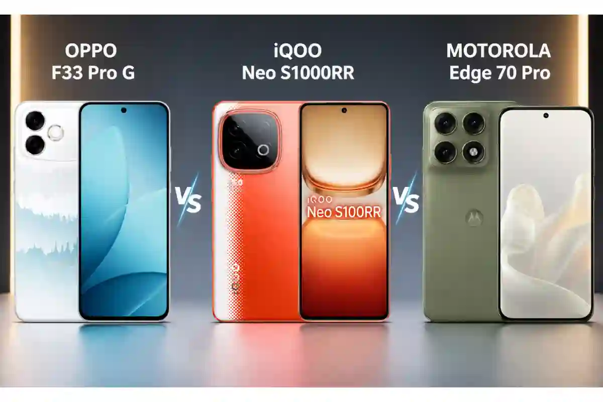 Motorola Edge 70 Pro vs iQOO Neo 10 vs Oppo F33 Pro 5G: 40,000 के बजट में कौन है आपके लिए सही?